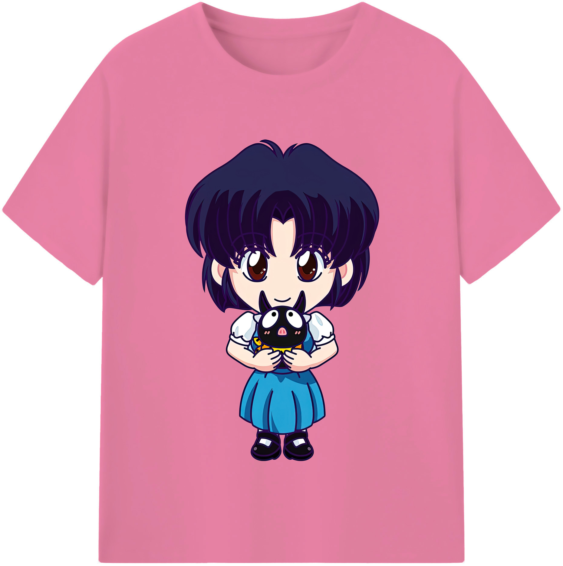 （画像用） 美少女戦士セーラームーン 水野 亜美 みずの あみ Sailor Moon Mizuno Ami 綿100％半袖Tシャツ（フロントプリント）